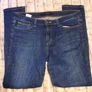 Used Good Condition Joe's High Rise Skinny Jeans Belt Loop Torn